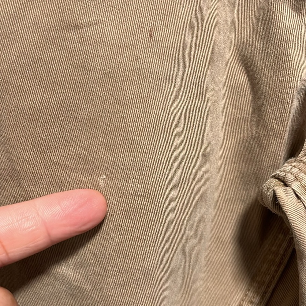 Carhartt Tan Cargo Pants Relaxed Fit #14806 30x30 - Picture 6 of 10